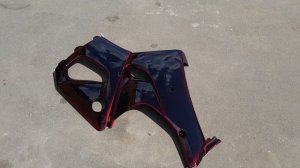 Кенди краска dark cherry на подложке dark chrom  от Air-Master