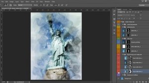 Photoshop Tutorial | Artistic Watercolor Photoshop Action