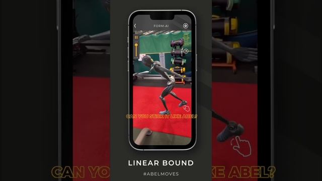 Can you stick it like Abel? #iphone #exerciseapp #fitnessapp #gym #training