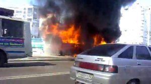 новокузнецк трамвай горит