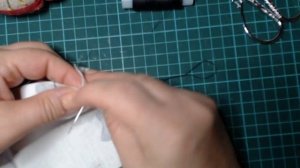 Как сметать детали изделия. Временный стежок "Вперёд иголка"