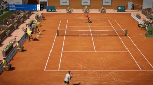 Tennis World Tour 2 - David Goffin vs Fabio Fognini - Gameplay (ПК)