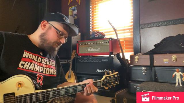 Gibson 1974 Les Paul Custom Reissue and Randall RH200G2 review смотреть онлайн