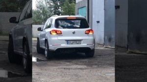 VW Tiguan USA Америка делаем задние жёлтые LED повороты #skodavik#prestigecarskharkiv