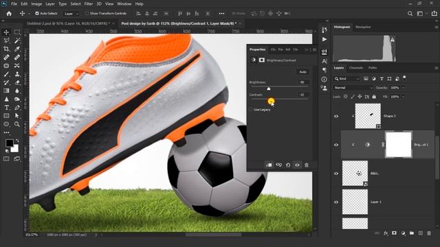 Photoshop tutorial - Instagram post design tutorial | E-commerce banner design tutorial | #2021 смотреть онлайн