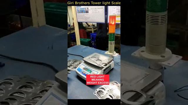 weight scale with tower lamp