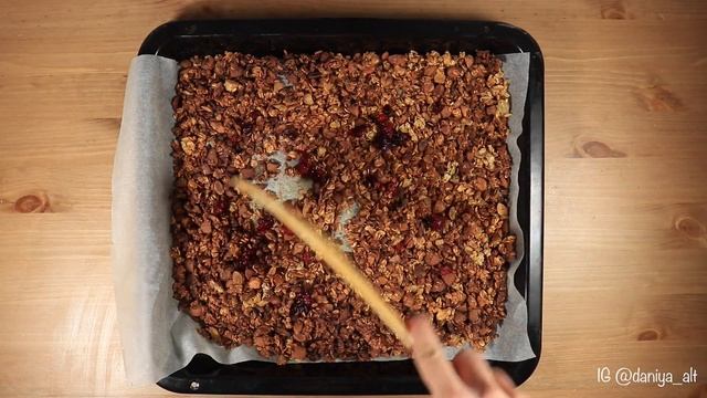 Как приготовить гранолу дома | Простой пп рецепт гранолы с ягодами