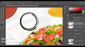 How to Design a Food Website Banner in Photoshop CC 2022 Tutorial