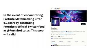 How to fix Matchmaking error #1 Fortnite in 2024