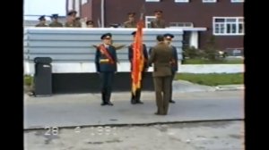 ГСВГ-ЗГВ Висмар  Апрель 1991 Прощание с ком полка Лариным