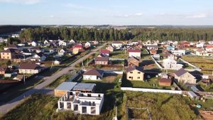 Полет над селом Ягул. Видео. Удмуртская Республика Завьяловский район село Ягул.