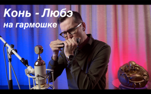 Конь (Выйду ночью в поле с конем) - Любэ на губной гармошке