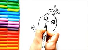 Рисование Олафа Disney Frozen - Как нарисовать Олафа