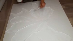 Пишу картину текстурной пастой | Картина акрилом | Работа мастихином | Процесс