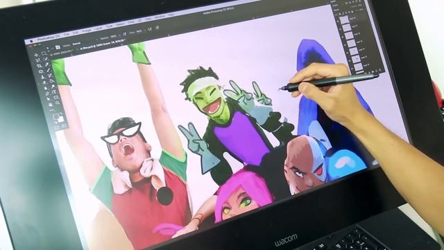 TURNING MY FRIENDS INTO TEEN TITANS! смотреть онлайн