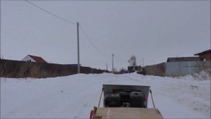 Продолжаем обкатку мотобуксировщика Истем 6,5