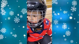 Анастасия Шубская показала двухлетнего сына Сергея на первой тренировке по хоккею