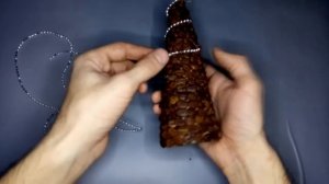 Елка из кофейных зерен Christmas tree of coffee beans