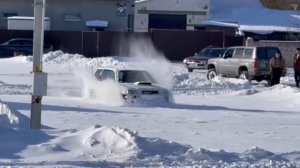 subaru vs audi 100 зимой по снегу, зимние будни субариста