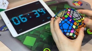 СБОРКА ГИГАМИНКСА || За сколько я собираю мегаминкс 5х5
