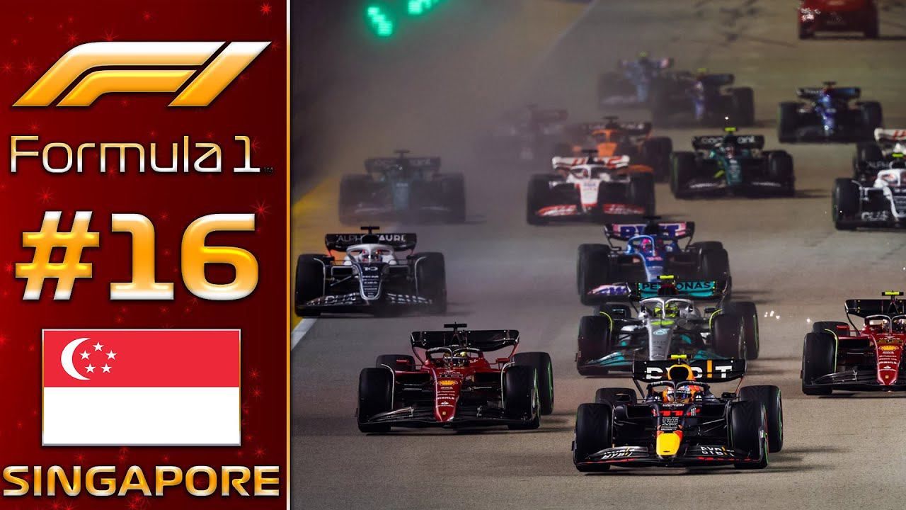 F1 23: ЭТАП 16. СИНГАПУР. 100% ДИСТАНЦИИ. смотреть онлайн