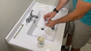 How To Install Bathroom Faucet And Drain | Moen Adler Collection