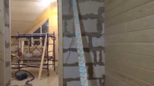 устройство обрешетки, под вагонку, на стену из пеноблоков\газобетона\