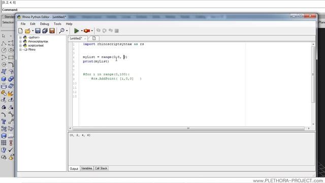 Python in Rhino Tutorial 3: LOOPING смотреть онлайн