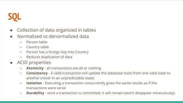 Introduction to Relational Database and ACID properties