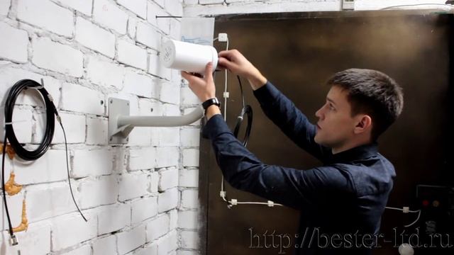 Как установить 3G антенну BDM-1 на мачту, кронштейн? смотреть онлайн