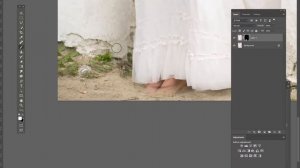 Удлиняем юбку и платье в программе Photoshop. Обработка студийного и уличного портрета
