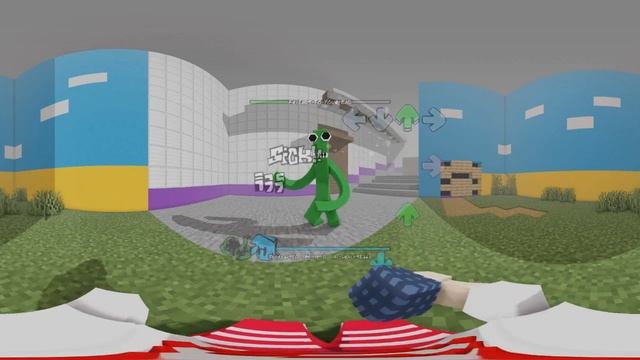 [VS Rainbow Friends] Friday Night Funkin' 360° VR Minecraft Animation - Minecraft X Roblox смотреть онлайн