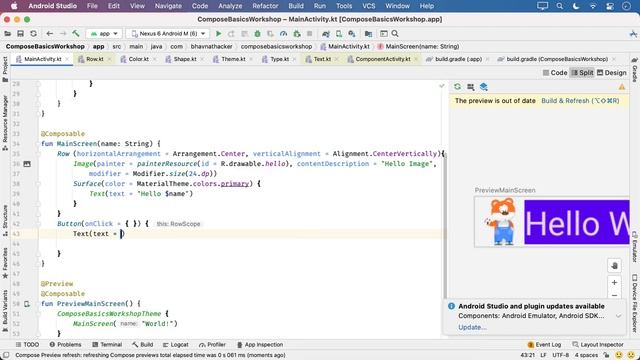 Jetpack Compose Basics Workshop | Jetpack Compose Android Tutorial