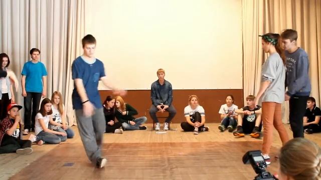 Мир.Танцы.FinGers / Electro Dance / Junior / 1/4  Kostya(+) Arina