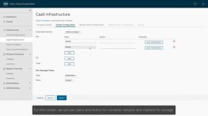 Telco Cloud Automation – CaaS Automation