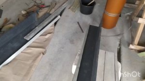 Обход дымохода под металлочерепицей.