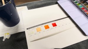 ASMR Whisper Ramble and Swatching Watercolor Paints Part One (Lo-Fi)