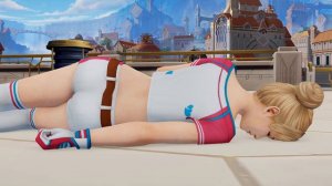 Marie Rose KO pose - MMD (リョナ)