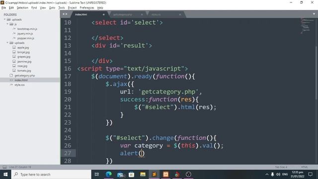Single Page WEB APP using Ajax