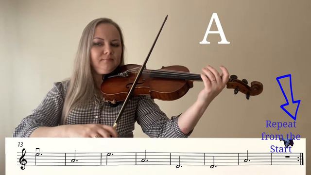 Lesson 9 No.8 "In flight" Fiddle Time Joggers | Violin Lessons for Beginners Play Along Tutorial смотреть онлайн