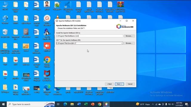 How to download and Install Netbeans IDE 12.6, Java JDK 17 on Windows 10 смотреть онлайн