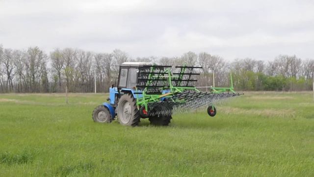 Борона легкая пружинная БЛП-9. ООО "АГРО-ТЕХ"