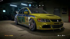 Need for speed 2015-Customization Lancer Evolution MR (FnF2)