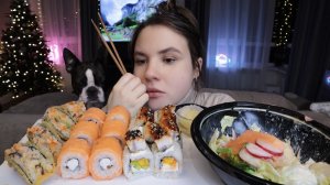 МУКБАНГ все пошло не по плану… роллы, поке mukbang