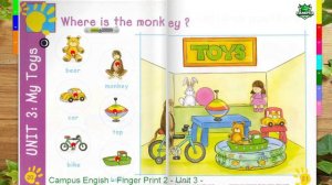 Finger Print 2-Unit 3-My toys-Where is the monkey