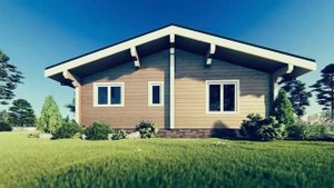 проект одноэтажного деревянного дома 200 кв м