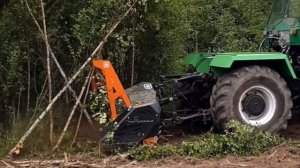 Мульчер TMC Cancela TFK 200 на тракторе Т-150