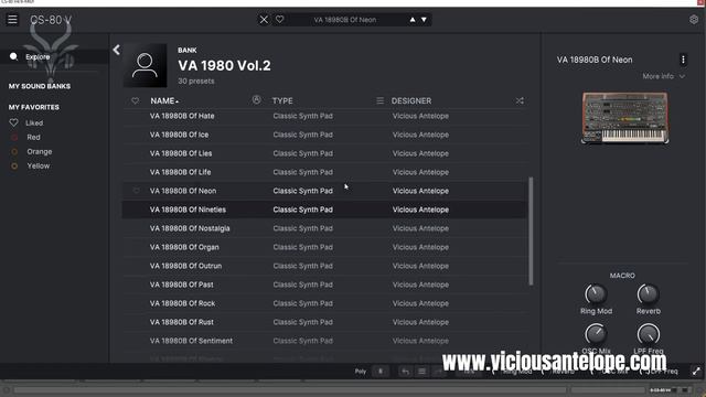 Arturia Analog Lab V and CS-80 V4 Presets - 1980 Vol.2 - Vicious Antelope presets walkthrough смотреть онлайн