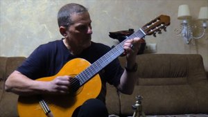 Богемская рапсодия на гитаре..