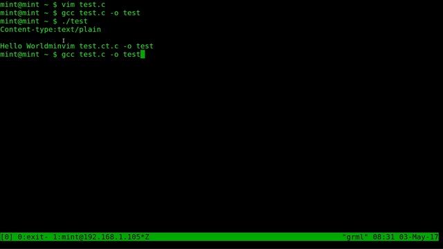 Apache CGI BIN C programing tutorial